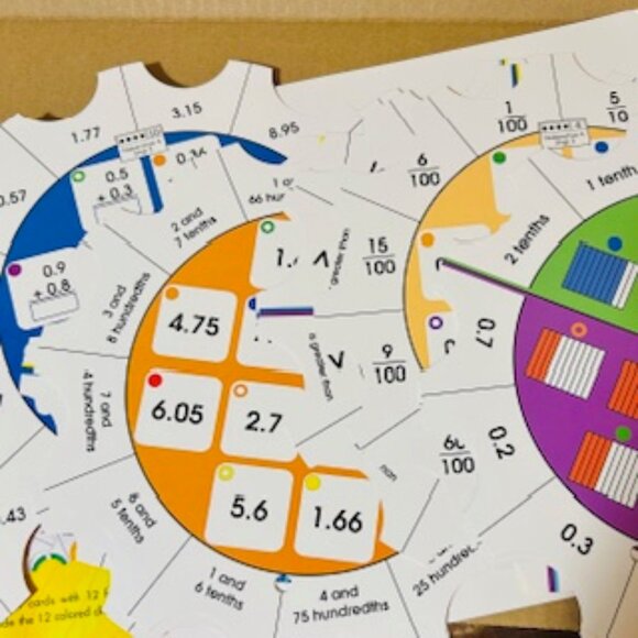 3 Learning Palette Bases & 3 Activity Disks for Gr. 3-4 -Math - Picture 14 of 16